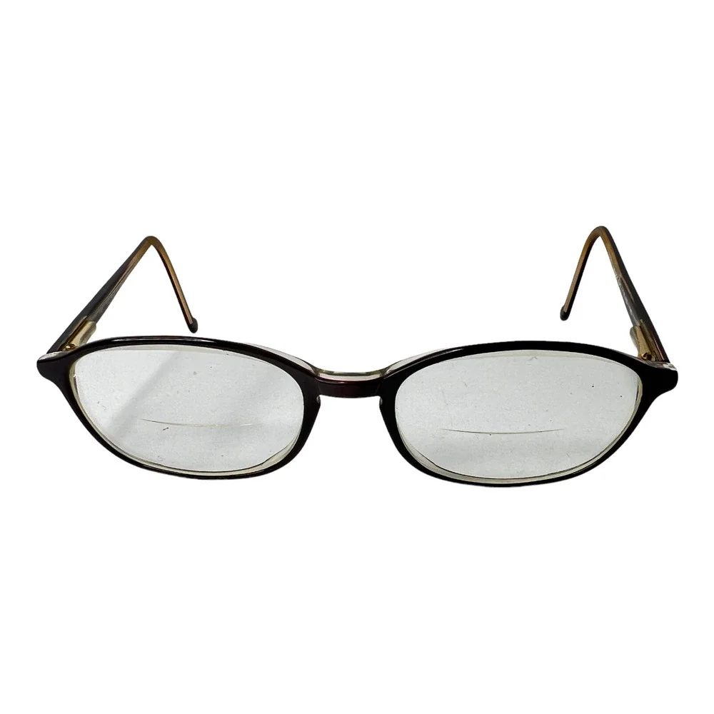 Village By Marcolin Eyeglass Sunglass Frame Brown‎ Round 567 51-18 H3726
